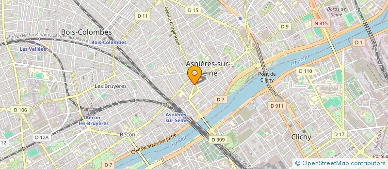 localisation de l'entreprise ZAYET DISTRIBUTION à ASNIERES-SUR-SEINE