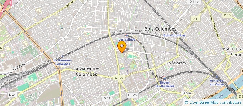 localisation de l'entreprise ZAYN FORMATION à LA GARENNE-COLOMBES