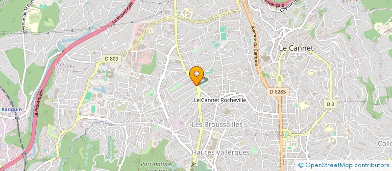localisation de l'entreprise ZAYNE IMMOBILIER à LE CANNET