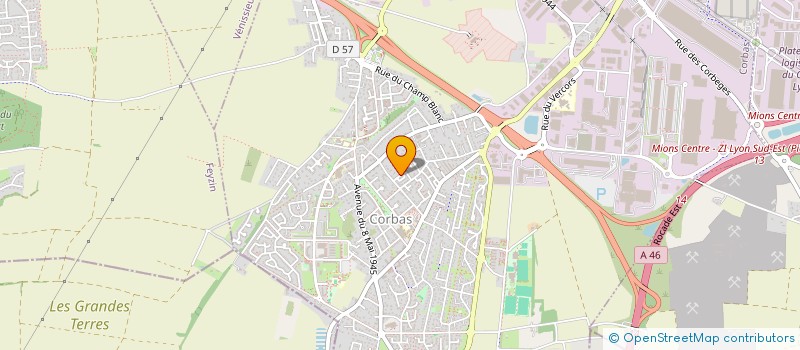 localisation de l'entreprise ZAYOULEM à CORBAS