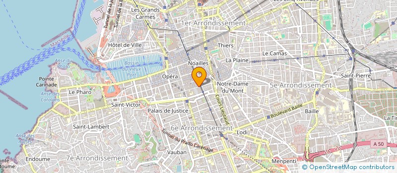 localisation de l'entreprise ZAZ à MARSEILLE