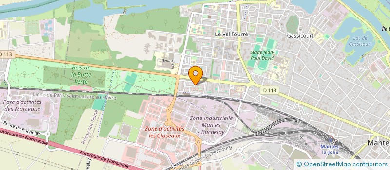 localisation de l'entreprise ZAZ AUTO à MANTES-LA-JOLIE