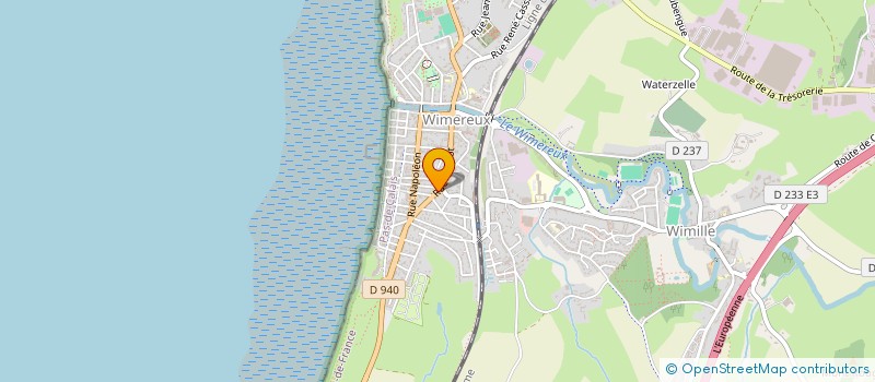 localisation de l'entreprise ZAZA  WIMEREUX