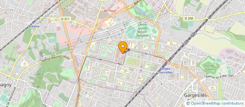 localisation de l'entreprise ZAZA  SARCELLES