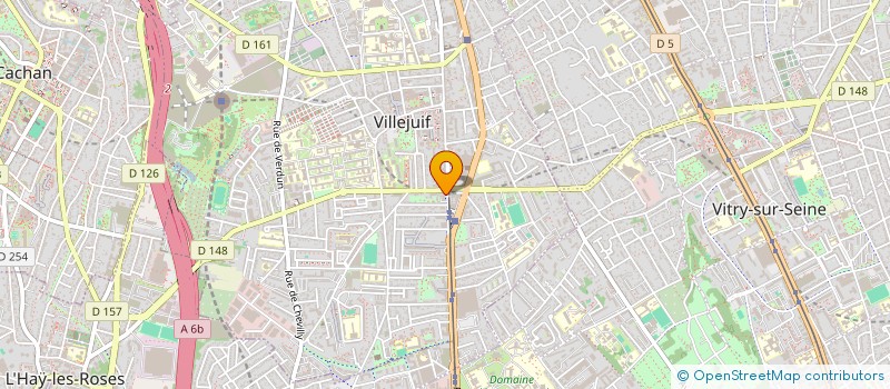 localisation de l'entreprise ZAZA à VILLEJUIF