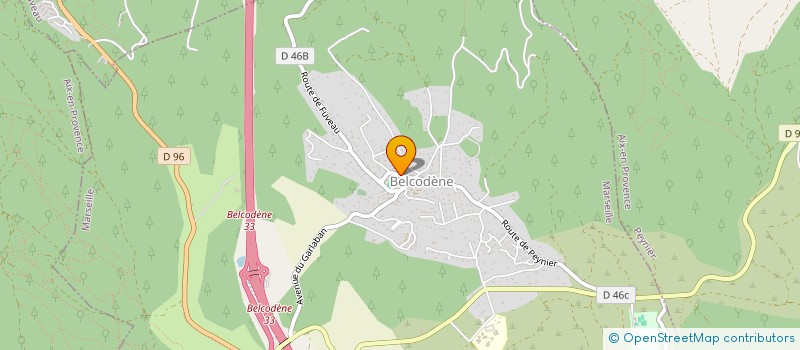 localisation de l'entreprise ZAZA  BELCODENE