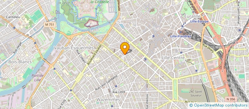localisation de l'entreprise ZAZA à LILLE
