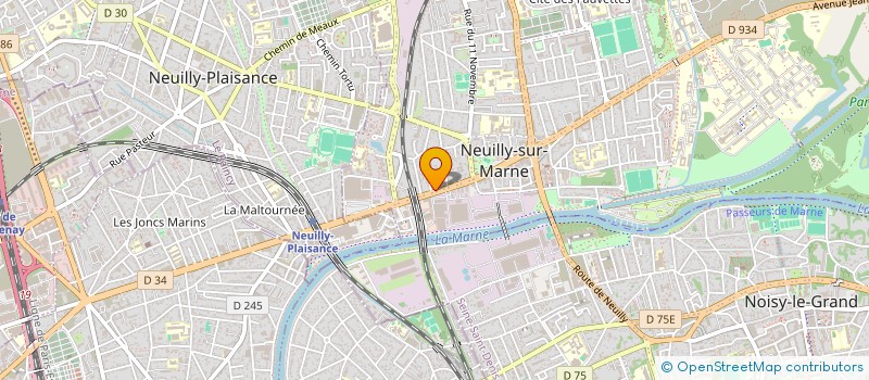 localisation de l'entreprise ZAZA LA CREVETTE à NEUILLY-SUR-MARNE