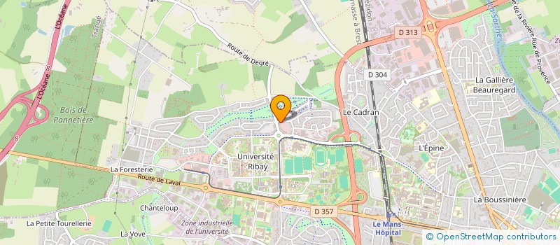 localisation de l'entreprise ZAZA VEZO  LE MANS