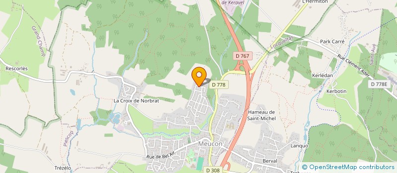 localisation de l'entreprise ZAZEN à MEUCON