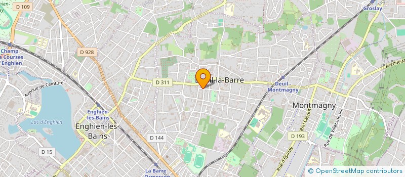 localisation de l'entreprise ZAZENTATTOO  DEUIL-LA-BARRE