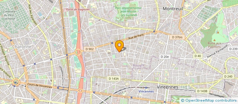 localisation de l'entreprise ZAZI à MONTREUIL