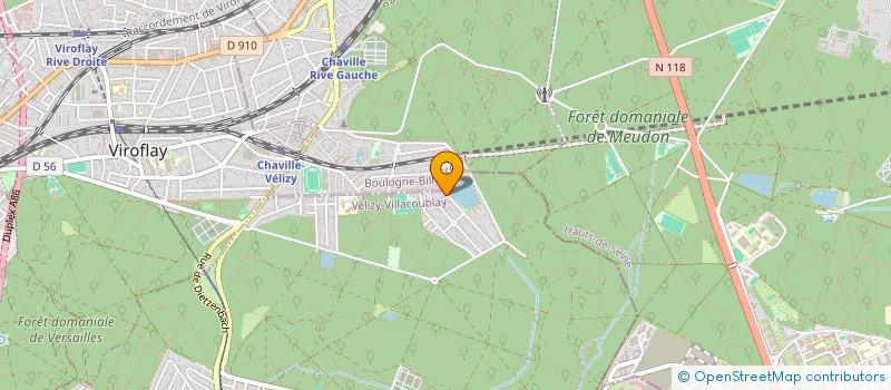 localisation de l'entreprise ZAZIE  VELIZY-VILLACOUBLAY