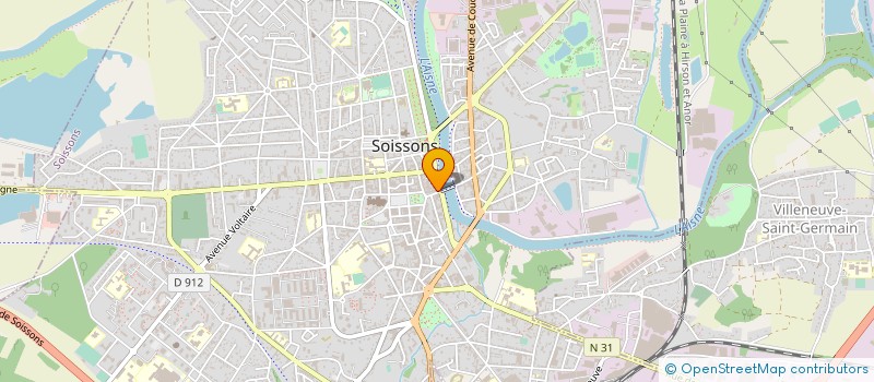 localisation de l'entreprise ZAZIE ET CLOVIS à SOISSONS