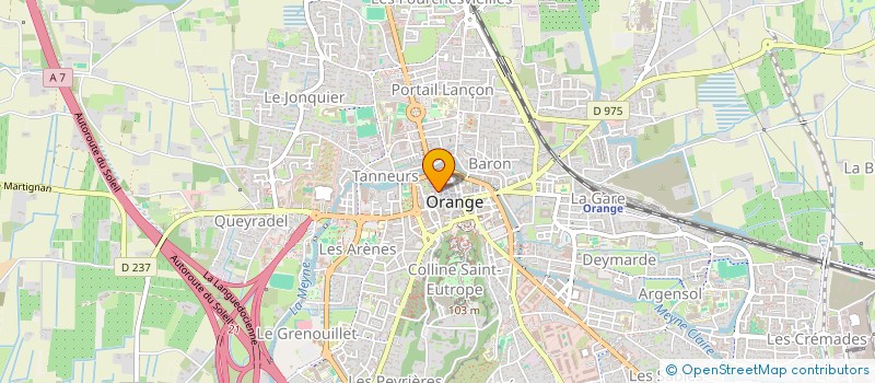 localisation de l'entreprise ZAZO ABECA  ORANGE