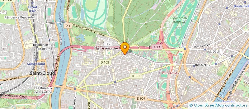 localisation de l'entreprise ZAZOU EXPLORATRICE SAS à BOULOGNE-BILLANCOURT