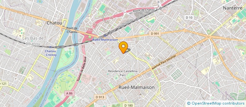 localisation de l'entreprise ZAZPI à RUEIL-MALMAISON