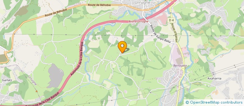 localisation de l'entreprise ZAZPI  URRUGNE