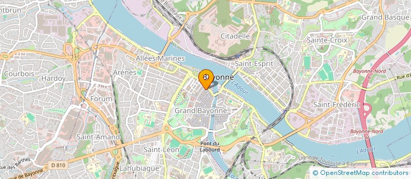 localisation de l'entreprise ZAZPI LAGUNAK  BAYONNE