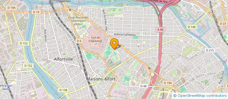 localisation de l'entreprise ZB EXPERT  MAISONS-ALFORT