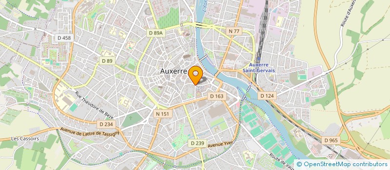 localisation de l'entreprise ZB HOLDING à AUXERRE