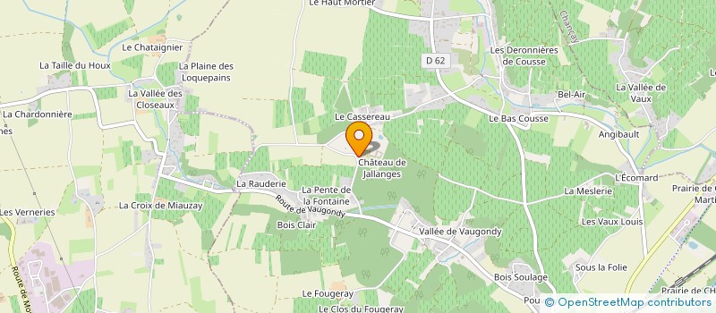 localisation de l'entreprise ZB INVEST à VERNOU-SUR-BRENNE