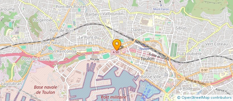 localisation de l'entreprise ZB LOCATION  TOULON