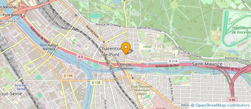 localisation de l'entreprise ZB SERVICES à SAINT-MAURICE