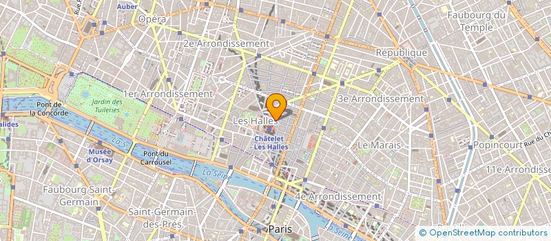localisation de l'entreprise ZBB DIFFUSION à PARIS