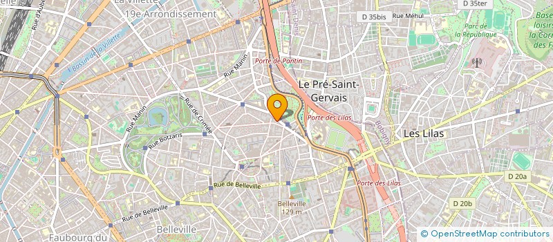 localisation de l'entreprise ZBH  PARIS