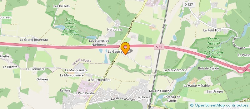 localisation de l'entreprise ZBLAH  JOUE-LES-TOURS