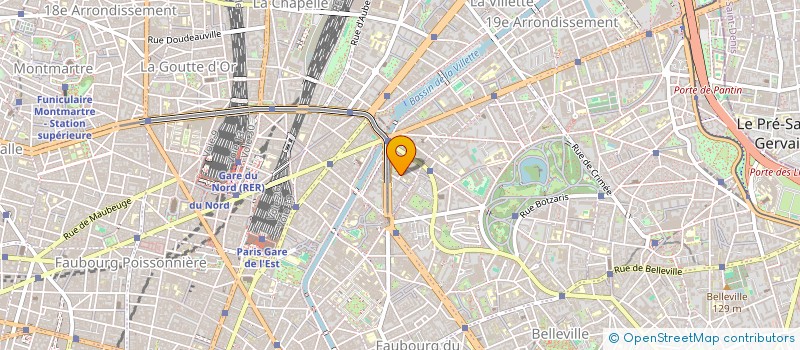 localisation de l'entreprise ZBV  PARIS