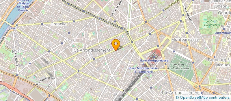 localisation de l'entreprise ZBW  PARIS