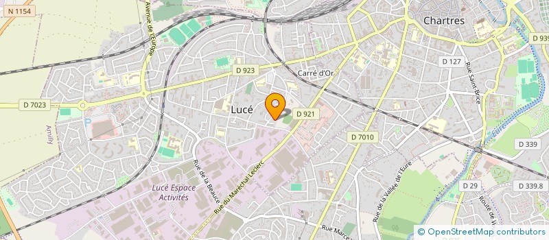 localisation de l'entreprise ZC CHAUFFEUR à LUCE