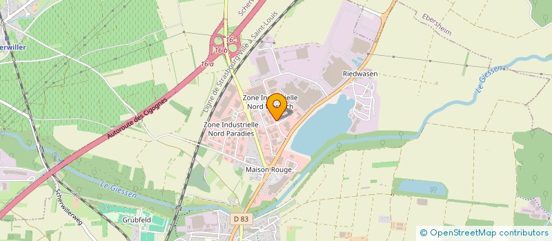 localisation de l'entreprise ZC MOBILIER DESIGN à SELESTAT