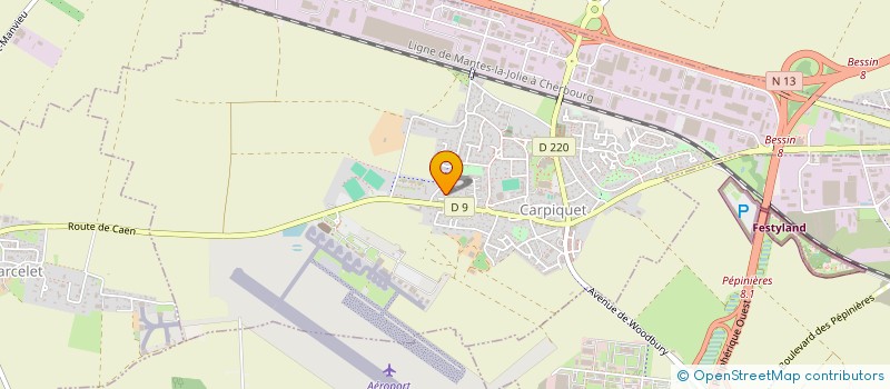 localisation de l'entreprise ZC MUZIC  CARPIQUET