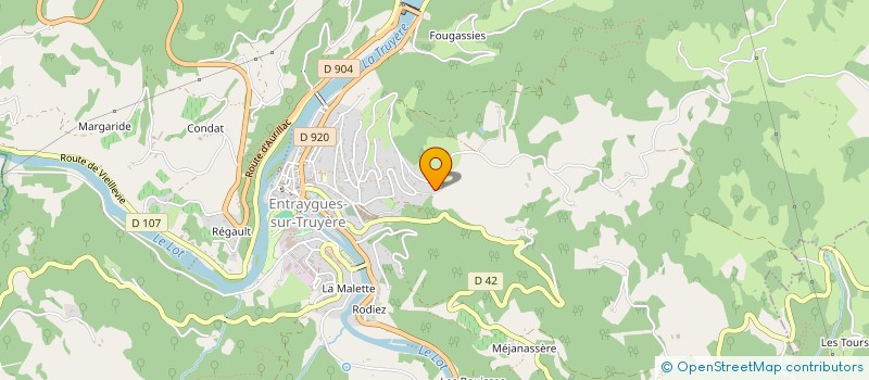 localisation de l'entreprise ZCB  ENTRAYGUES-SUR-TRUYERE