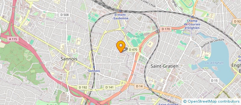 localisation de l'entreprise ZCF ISOLATION à SANNOIS