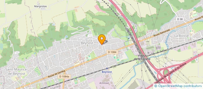 localisation de l'entreprise ZCG INVEST à BEYNOST