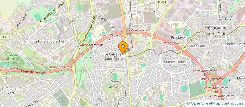 localisation de l'entreprise ZD RESOLUTION à CAEN