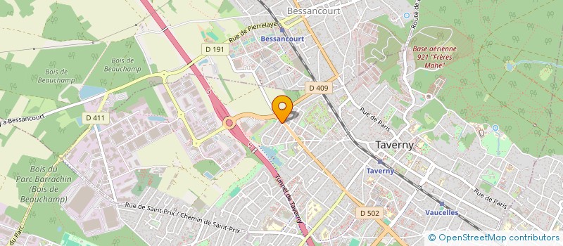 localisation de l'entreprise ZDACONSULTING  TAVERNY