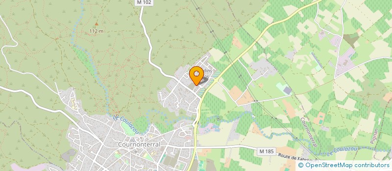 localisation de l'entreprise ZDASUD VTC à COURNONTERRAL