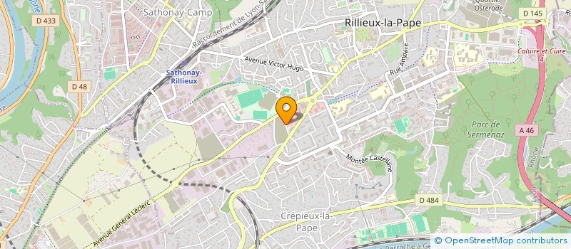 localisation de l'entreprise ZDEC à RILLIEUX LA PAPE