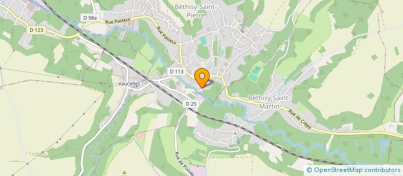 localisation de l'entreprise ZDG COUVERTURE à BETHISY-SAINT-PIERRE