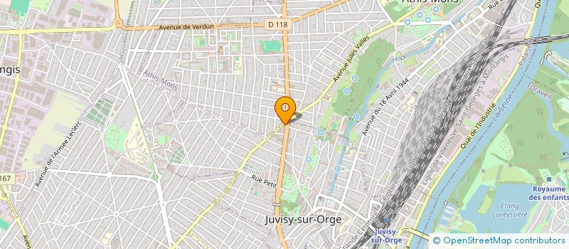 localisation de l'entreprise ZDL IMMO  JUVISY-SUR-ORGE