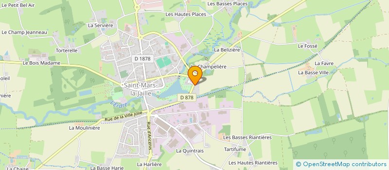 localisation de l'entreprise ZDZISLAWA ET CIE  VALLONS-DE-L'ERDRE