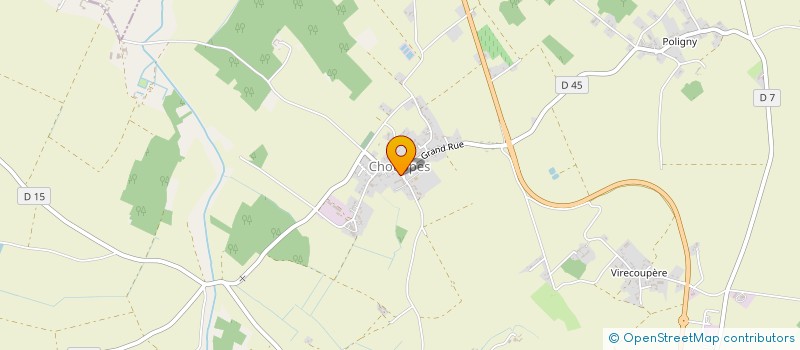 localisation de l'entreprise ZE BIG PROD à CHOUPPES