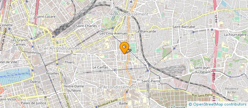 localisation de l'entreprise ZE BOURGEOIZ à MARSEILLE