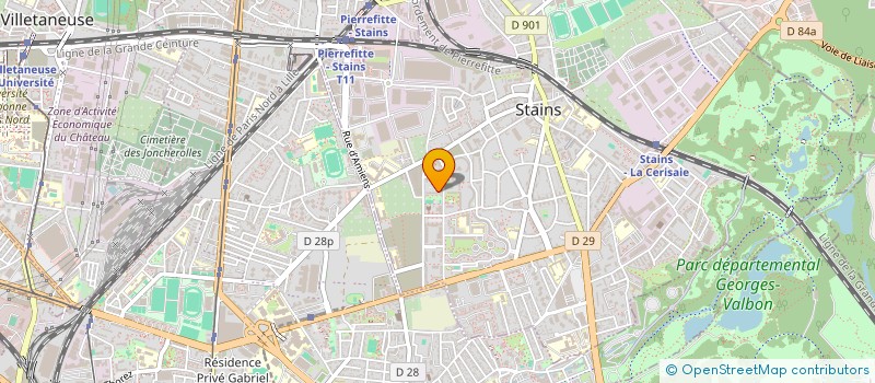 localisation de l'entreprise ZE CRECHE à STAINS