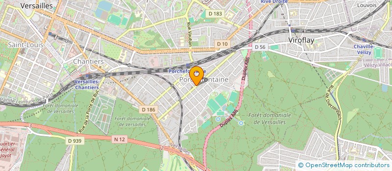 localisation de l'entreprise ZE CRUNCH CASTEL à VERSAILLES